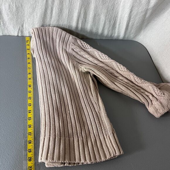 Vintage St Johns Bay Womens Chunky Cable Knit Cardigan Sweater Petite L Button - Picture 9 of 10